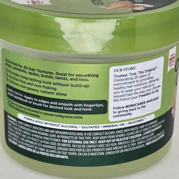 2-Pack ORS Olive Oil Edge Control Hair Gel Sweet Almond Oil 4oz Each Extra Hold - Picture 4 of 4